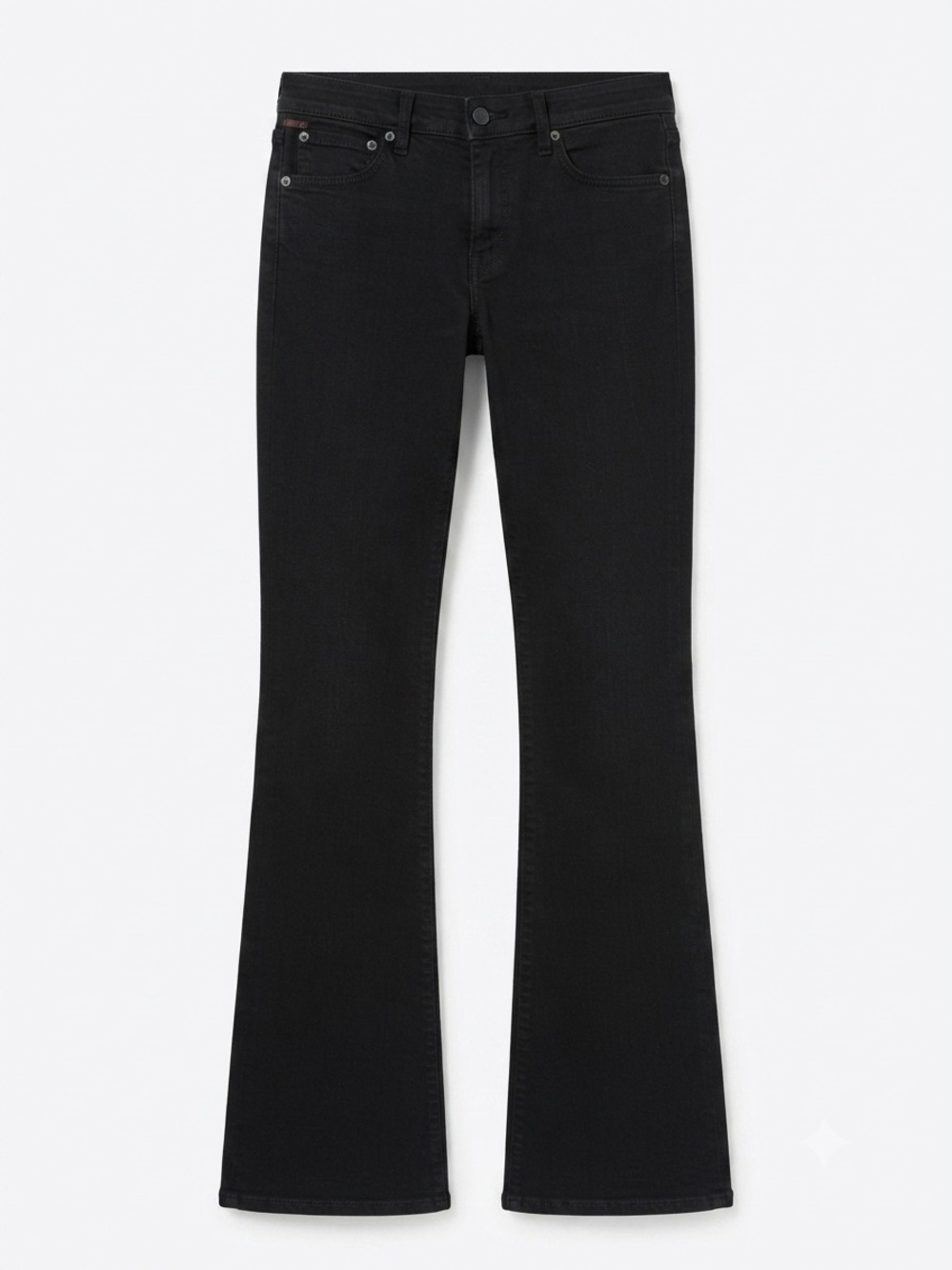 Citizens of Humanity Black Flare Denim Jeans Size 25 Bootcut Casual Everyday